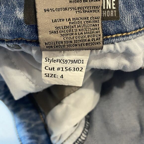 KUT From The Kloth Shorts Catherine Boyfriend Women's Sz 4 Light Wash Bermuda - Picture 8 of 10